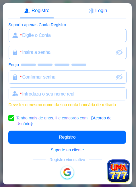 uma777.com Cadastro Vantagens